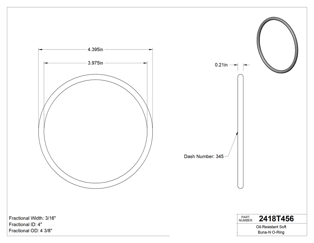 Technical drawing - 2418T456